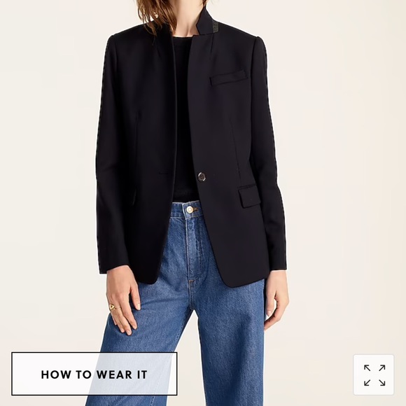 JCrew Regent Blazer in Navy - Picture 2 of 4